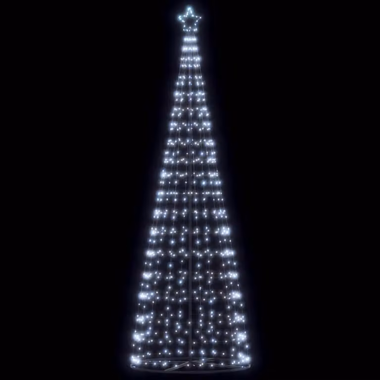 vidaXL Albero di Natale a LED 550 LED Bianco Freddo 300 cm