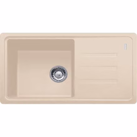 Franke Malta - Lavello in Fragranite BSG 611-78/39, 780x435 mm, colore sabbia 114.0440.908