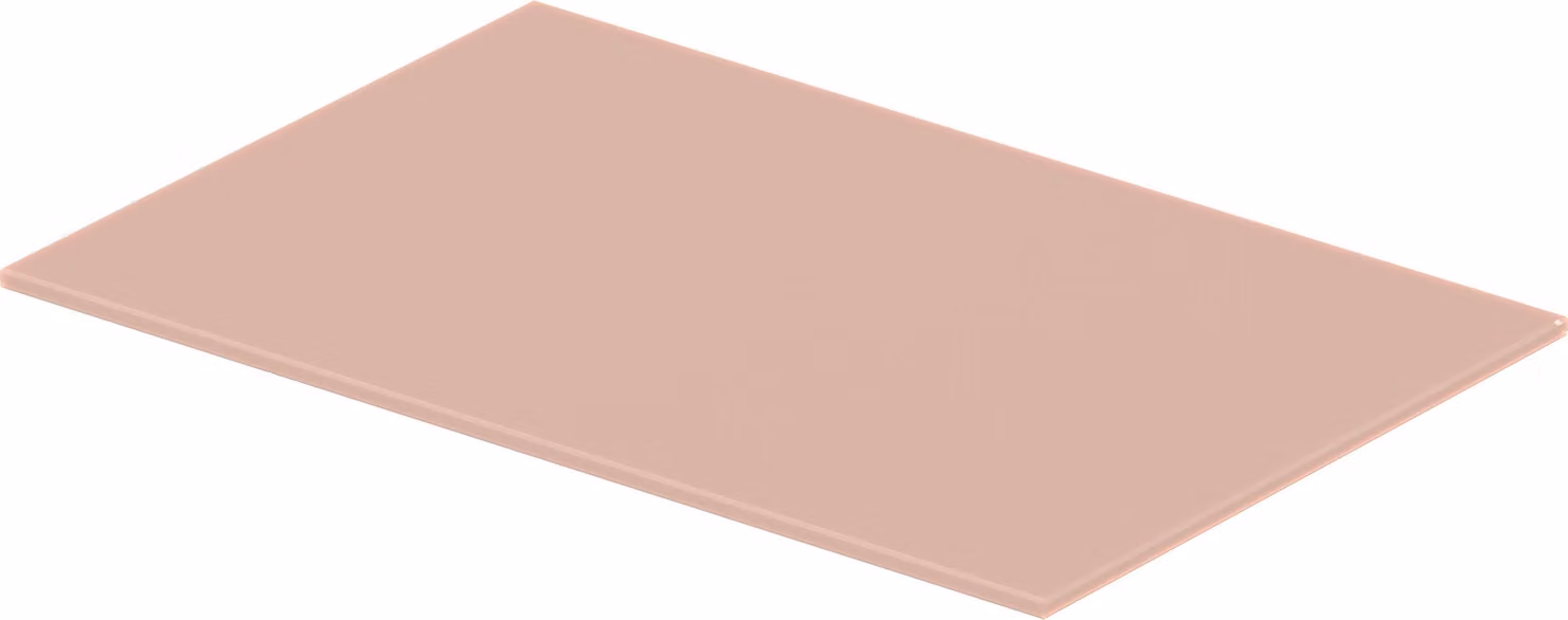 Duravit DuraSquare verre 47x38cm, pour consoles métalliques 003115/ 003116, 0099698600, 0099698600