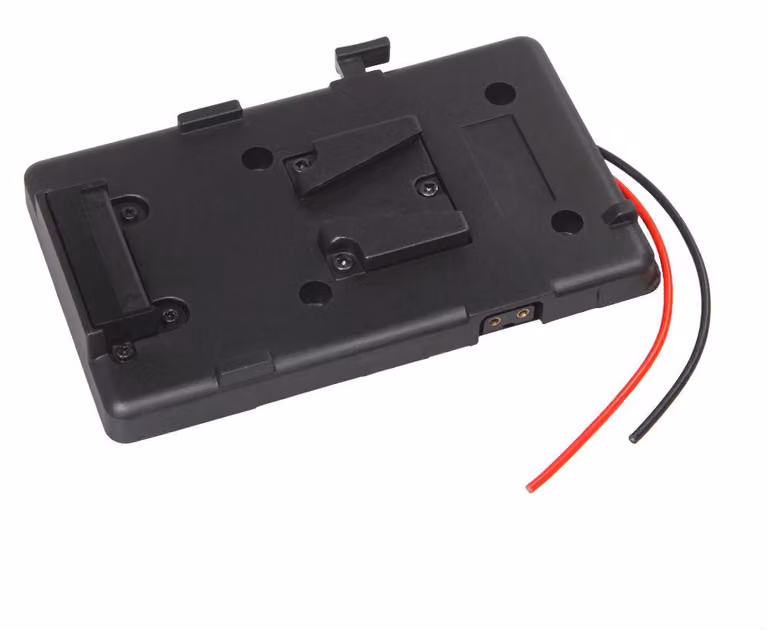 Adattatore a batteria per zaino con attacco a slitta a V, luce video esterna per videocamere DSLR