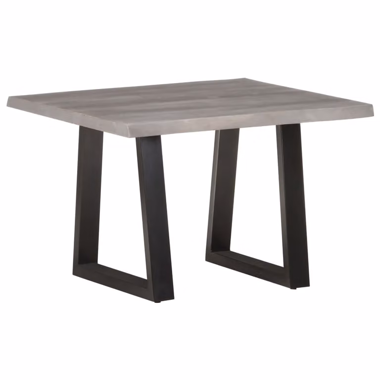 Maison Exclusive - Tavolino con bordi naturali 60x60x40 cm in legno massello di acacia