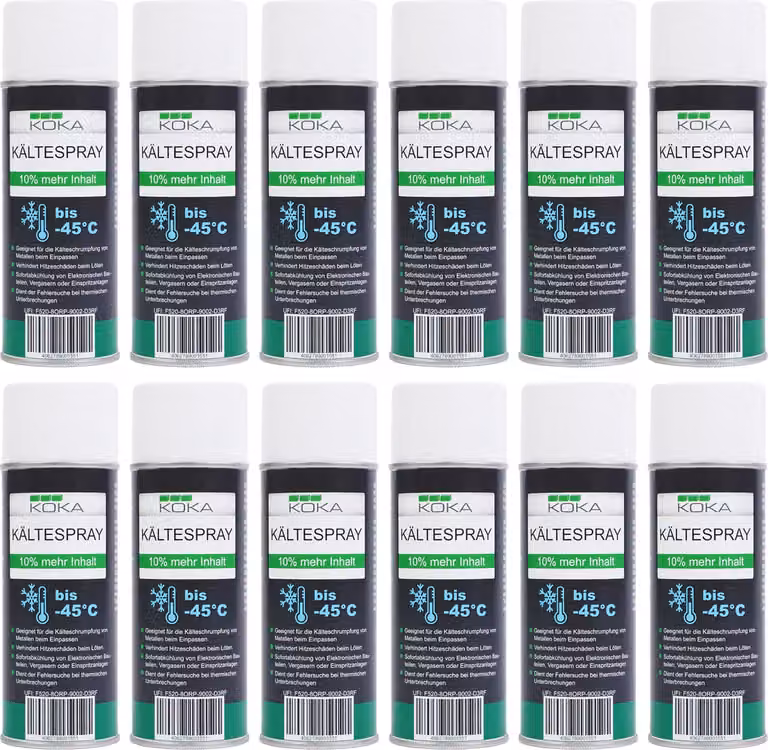 12x spray a freddo fino a -45°C