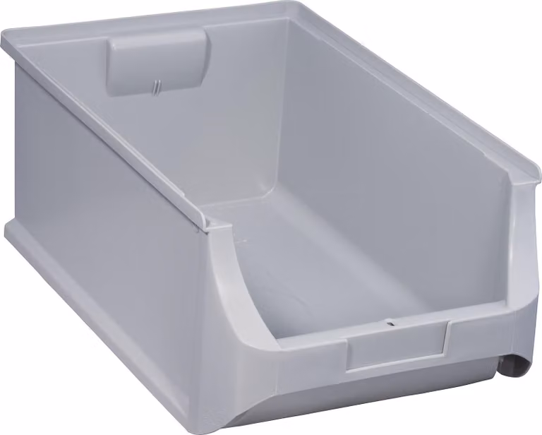 scatola portaoggetti aperta ProfiPlus Box 5 di allit, in PP, grigio
