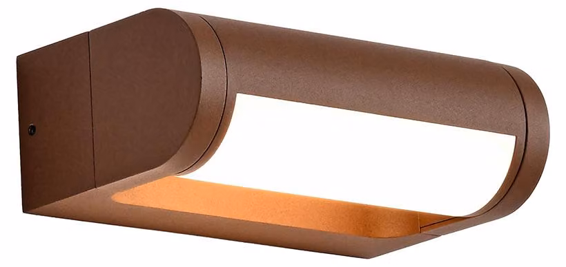 V-TAC PRO Applique LED da Esterno 10W Orientabile 1550 lm 3000K Marrone corten Chip CREE IP65 243446