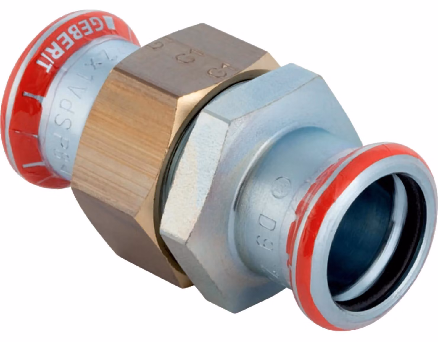 Geberit GE Mapress, Acciaio al carbonio, raccordo a vite, d22 mm, 1 pz.