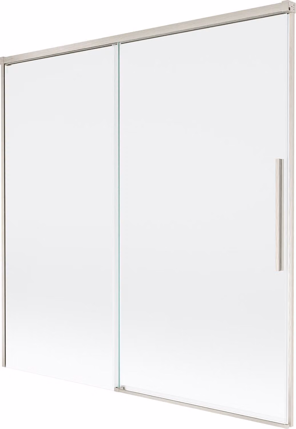Mexen Rox parete doccia 2-ante scorrevole 160 x 150 cm, trasparente, nichel spazzolato - 8C9-160-001-97-00