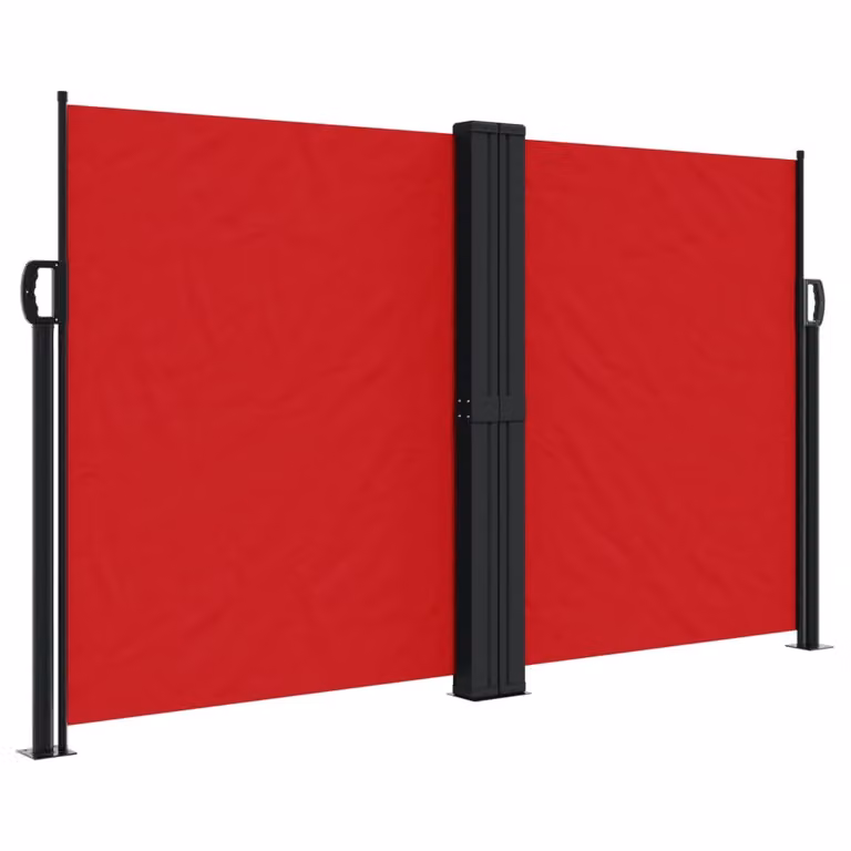 Tenda Laterale Retrattile Rossa 140x1200 cm