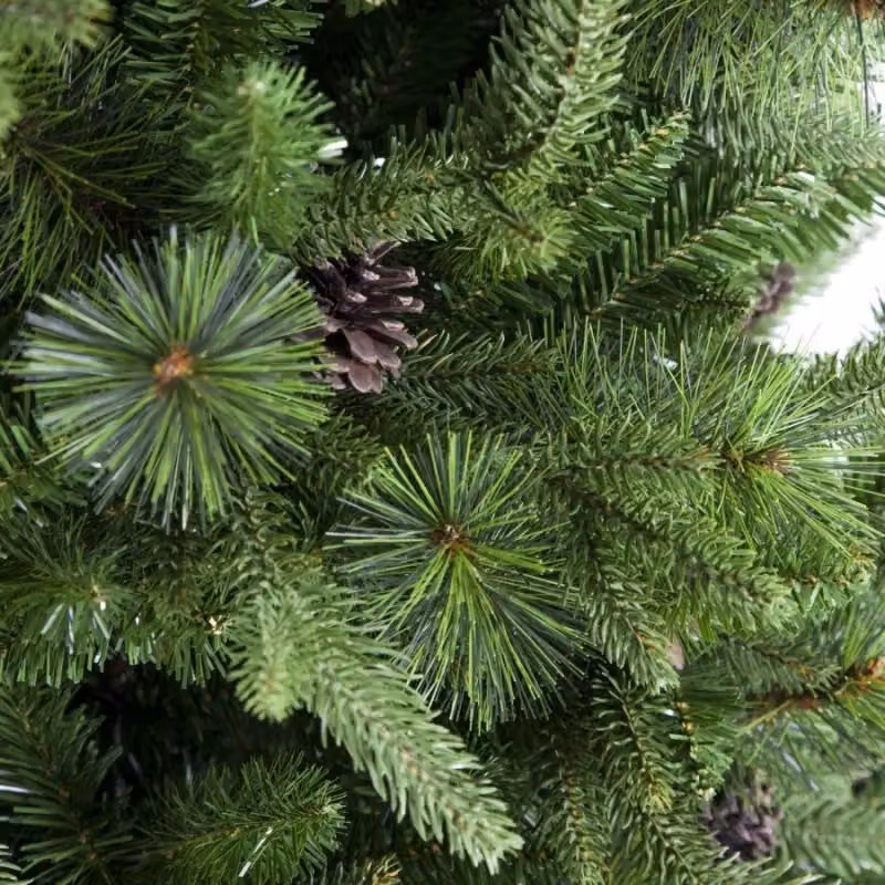 Albero di Natale Sinai verde con pigne Vacchetti, Diametro: 84 cm, Altezza: 120 cm – 2