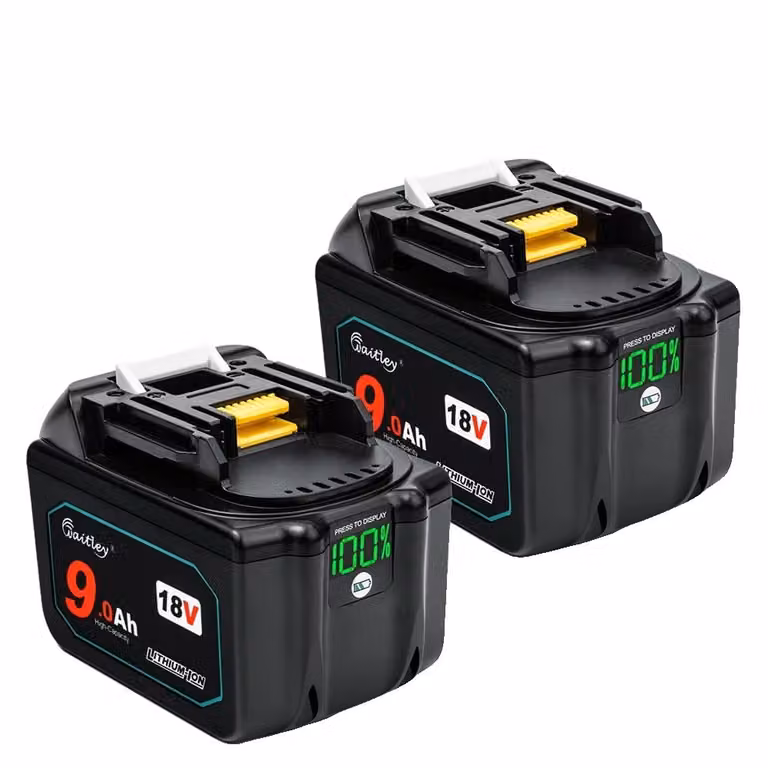 Batteria, utensili elettrici da 18 V, ricaricabile, giallo