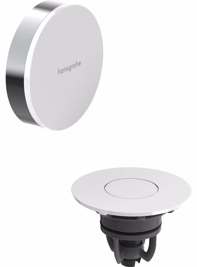 hansgrohe Flexaplus Set de finition Garniture d'écoulement et de trop-plein, 58187000, 58187000
