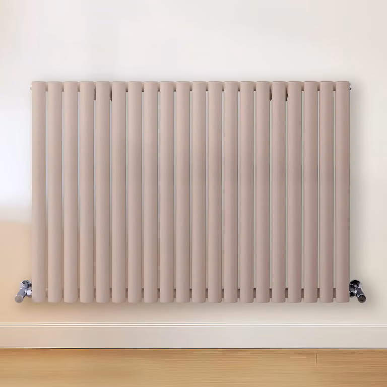 Radiatore di Design Orizzontale Rosa (Rose Petal Rosa) - 800mm x 1180mm - Pannello Doppio  - Revive