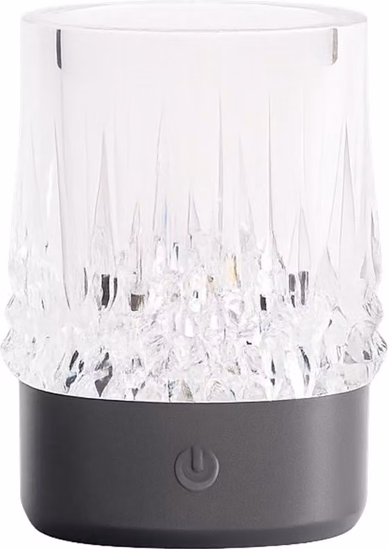 Lampada da tavolo ricaricabile a LED 1W CRYSTAL NHTD-N08-NB Linea Zuma