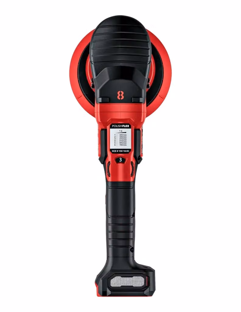 Lucidatrice eccentrica FLEX XCE 8 150 18-EC C rossa (Solo corpo) – 2