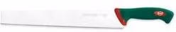 Coltello da affettare salumi e formaggi Premana Professional in acciaio inox verde e cromo con lama da 33 cm