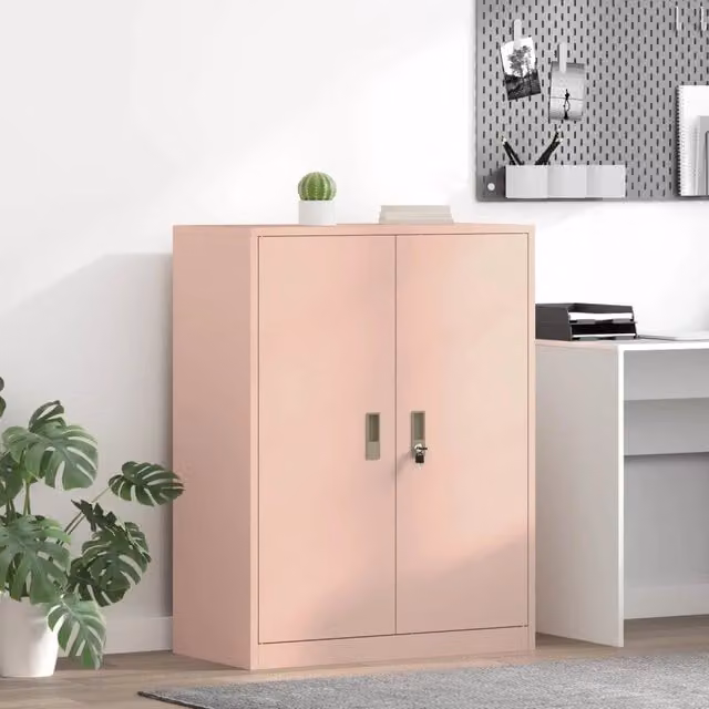 Armadio Rosa 80 x 40 x 105 cm Acciaio 891689