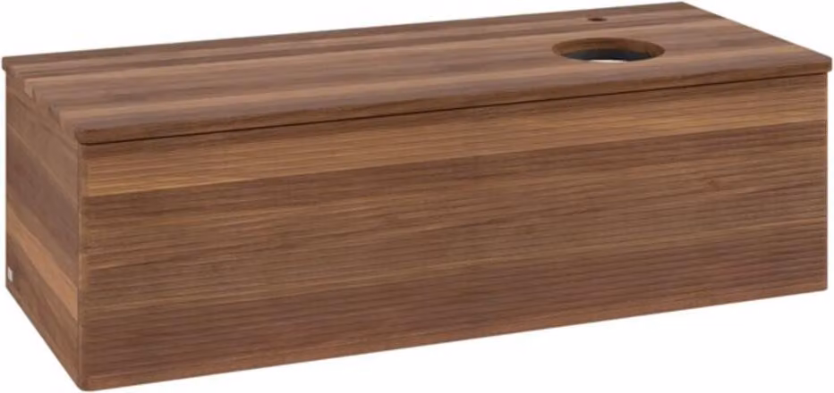 Mobiletto V&B con struttura frontale, con illuminazione Antao 120x36x50cm, HL, WBP w. wal, w. wal