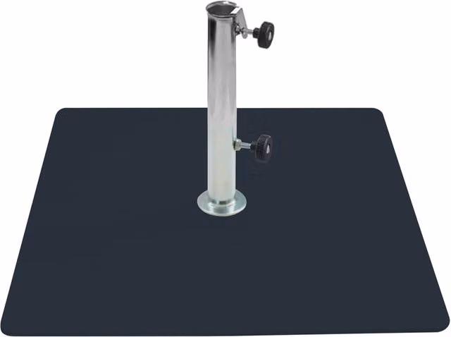 Base per Ombrellone da Giardino 20 Kg per Tubi Ø45mm in Metallo Grafite