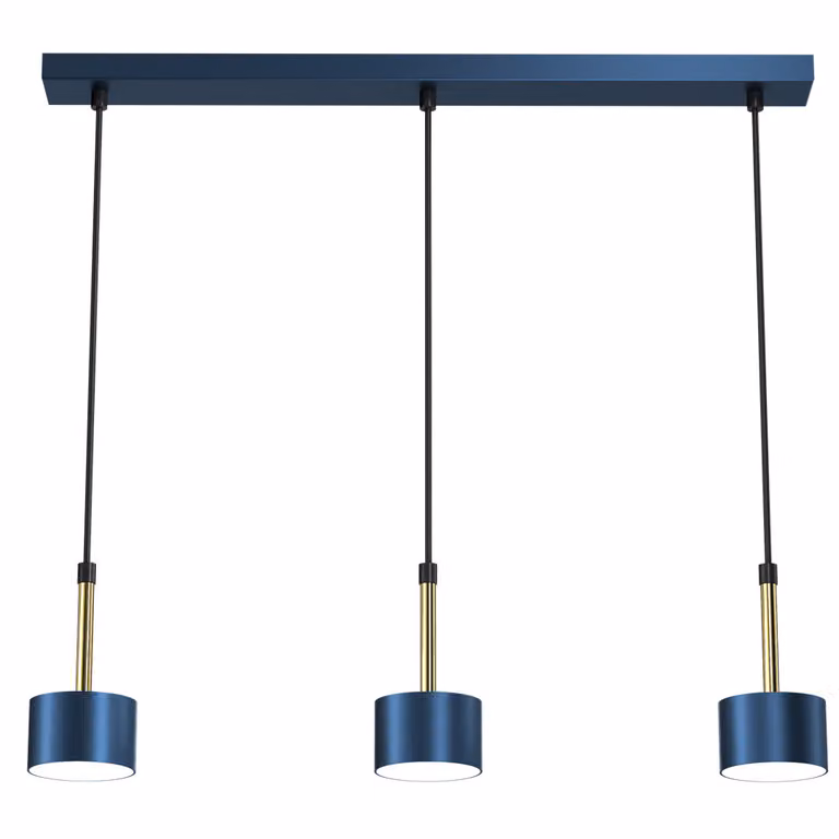 Milagro ARENA lampadario a sospensione MLP7773 blu / oro