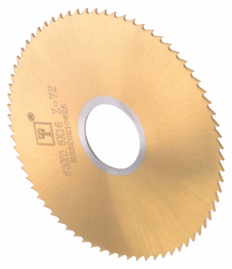 Disco per sega circolare, diametro 63 mm, 72 denti in acciaio rapido, adatto per legno, metallo, plastica e alluminio