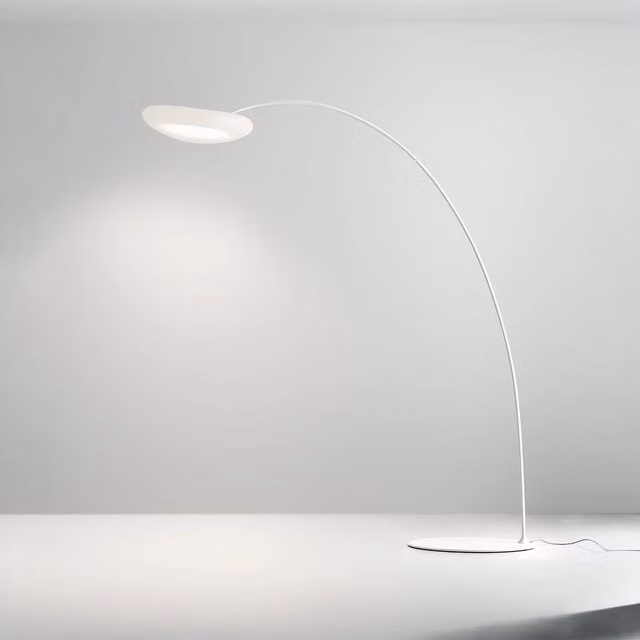 Stilnovo Mr Magoo Piantana LED bianca dimmabile con luce warm white