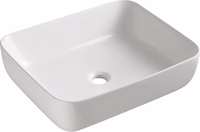 Lavabo da appoggio LINPH LA 72 51x40 bianco
