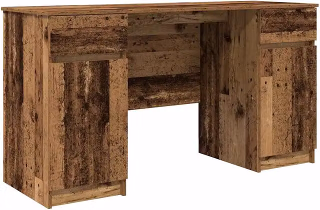 Scrivania | Tavolo da Ufficio Legno vecchio 140 x 49 x 76 cm Legno multistrato