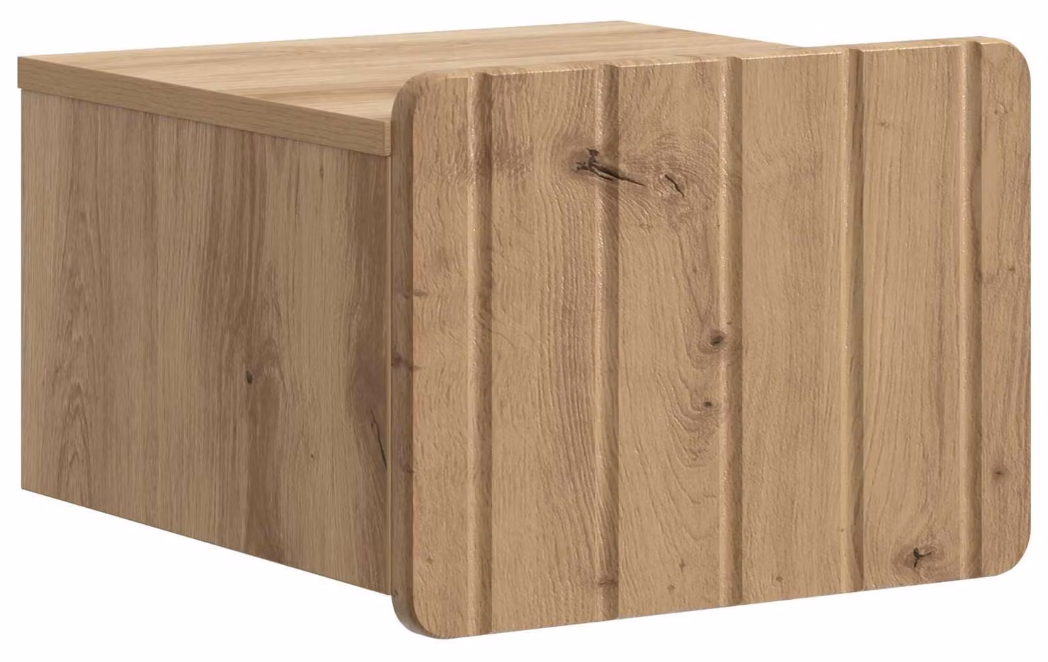 Mobiletto da notte a muro Rovere Artigianale 33 x 34,5 x 24 cm