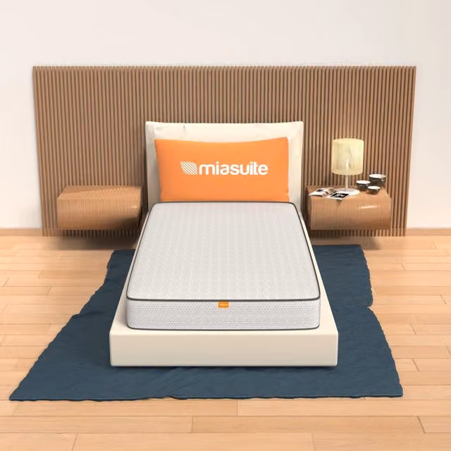 Materasso a molle Bonnell singolo MIASUITE bianco L: 80 cm, P: 200 cm, H: 14 cm – 1