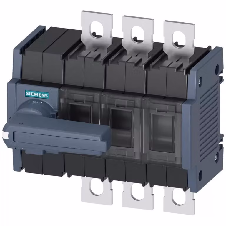 Sezionatore Siemens 200 A, serie 2, a 3 poli, azionamento frontale a sinistra, unità completa 3KD36320NE100