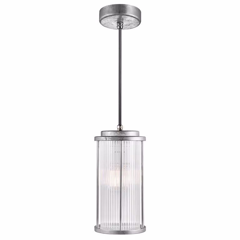 Apparecchio a sospensione per esterni NORDLUX Linton IP54, Variante: Ø 99 x 254 mm, 15 W, E27, acciaio zincato