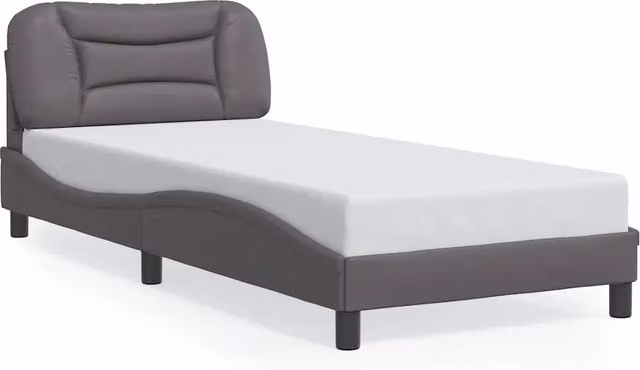 Letto singolo Hvar in similpelle color crema, L 80 cm x P 200 cm