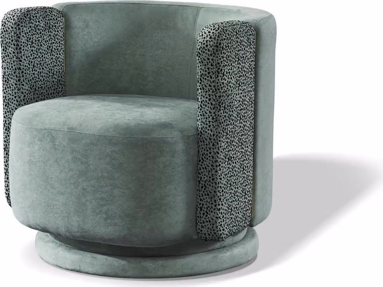 Lehnstuhl Design Sessel Textil Polster Wohnzimmer Samt Gastro Stuhl Stühle