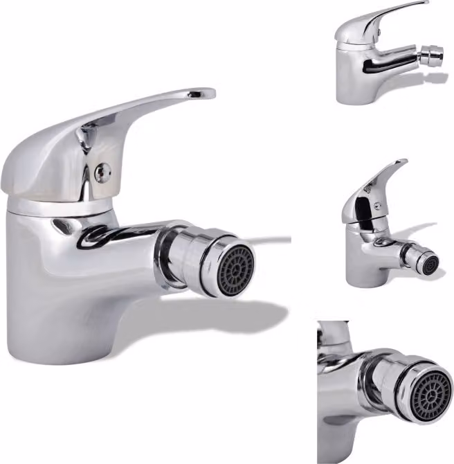 vidaXL Miscelatore per bidet da bagno cromo - Rubinetteria