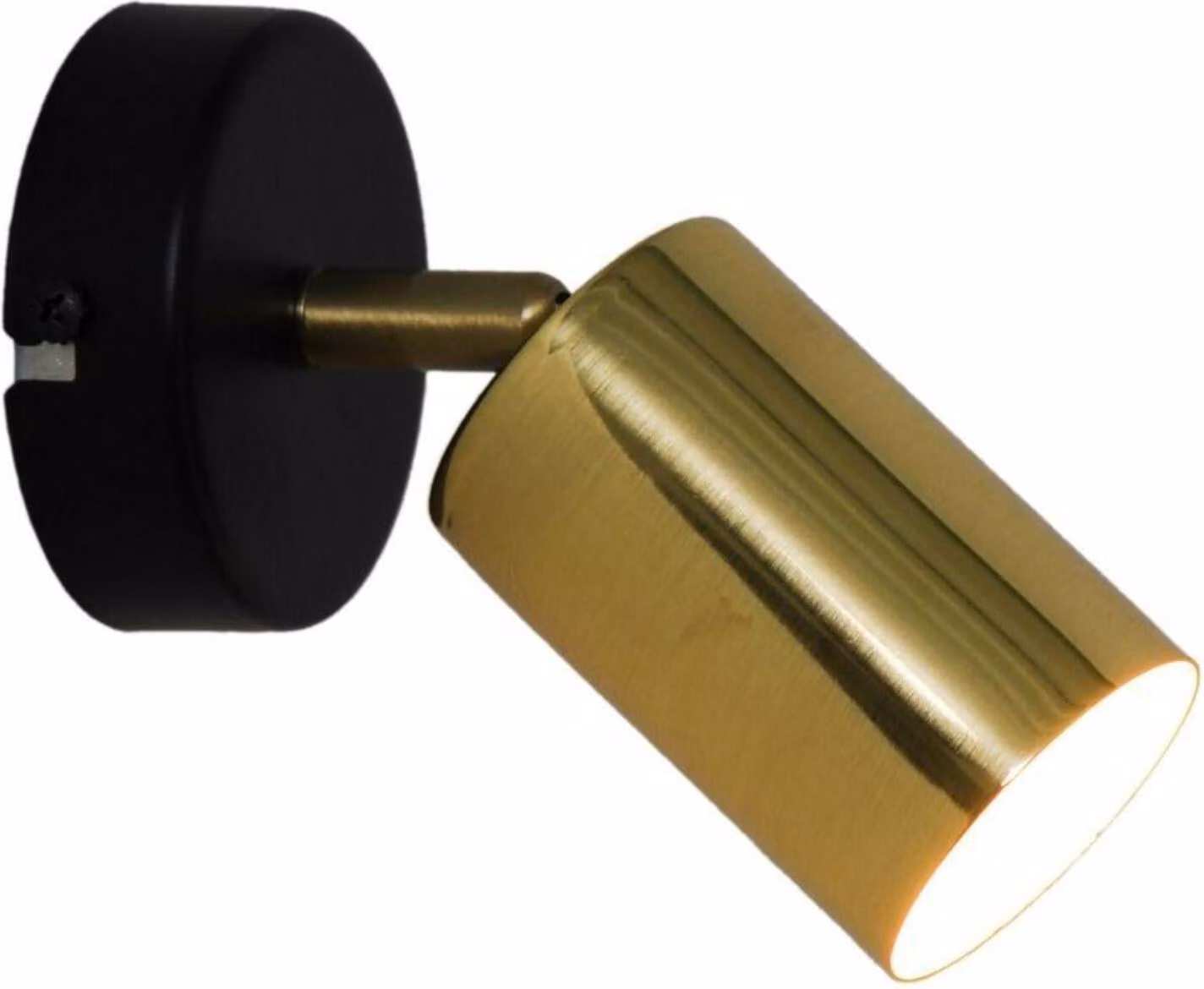 Applique VILA nero e oro 1xGU10x50W in metallo, dimensioni: 13x8x12 cm, IP20, Zuma Line