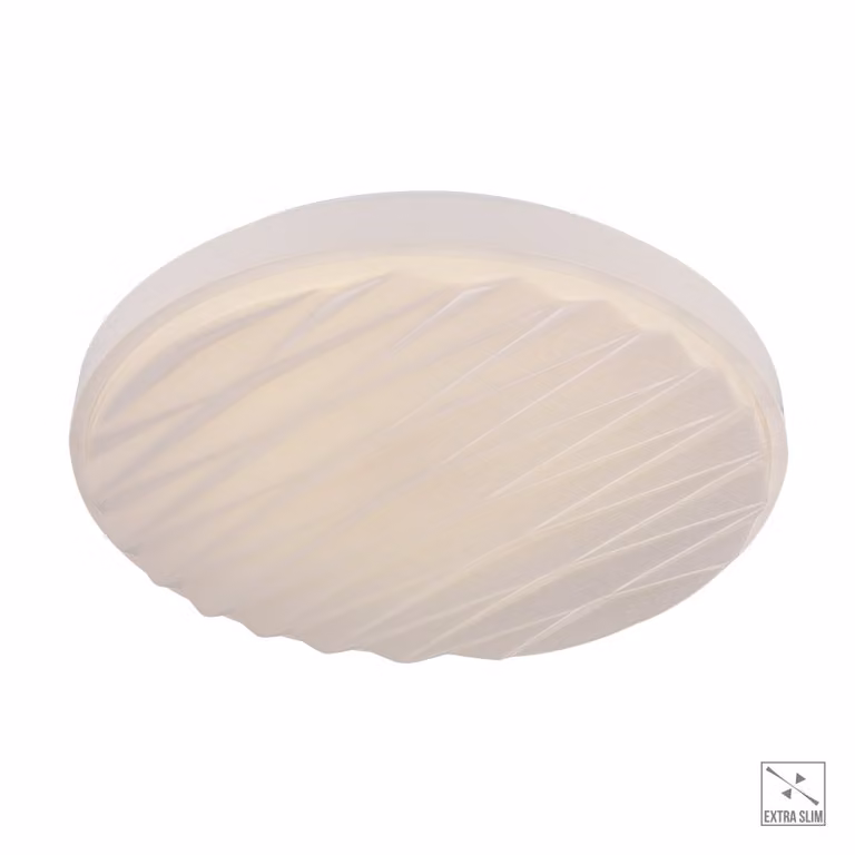 Plafoniera LED JASPER 24W 4000K plastica bianca Ø38,5cm H:6,5cm