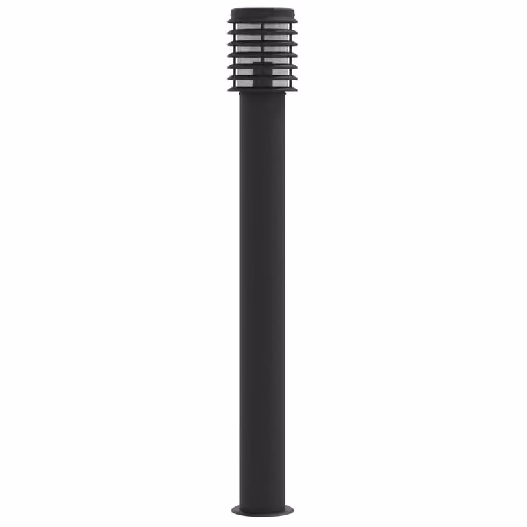 Lampada da Terra per Esterni Argento 110 cm in Acciaio Inox