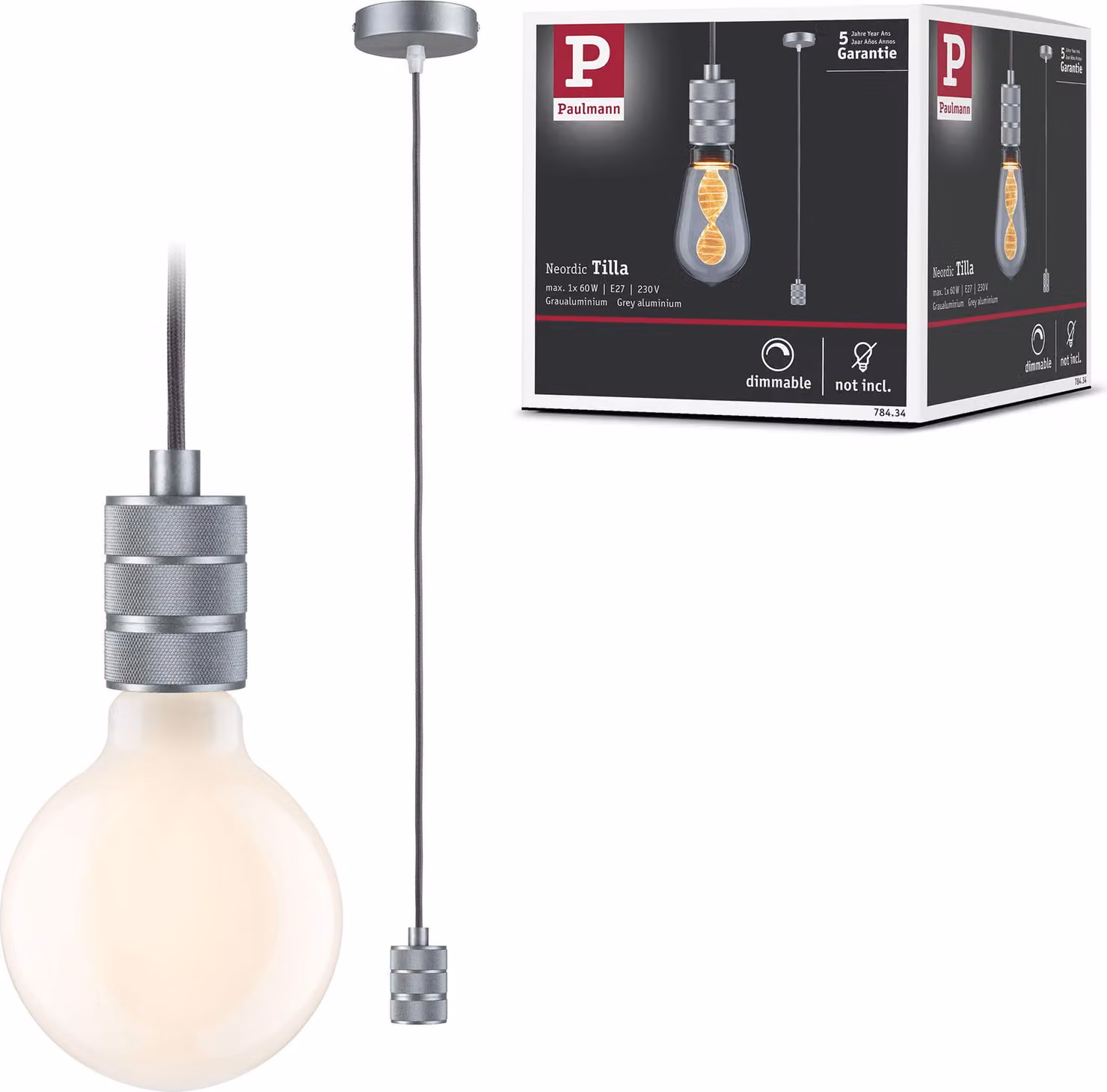 Paulmann Neordic lampada a sospensione Tilla