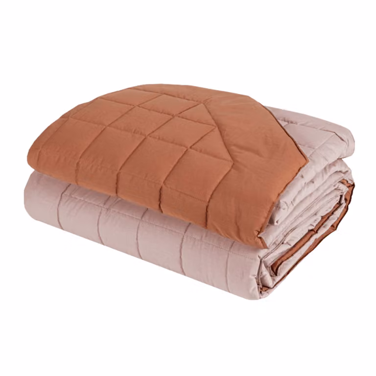 DIALOGO Quilt - Taglia: 1 piazza ½,Colore: DIALOGO - DUSTY PINK + COPPER