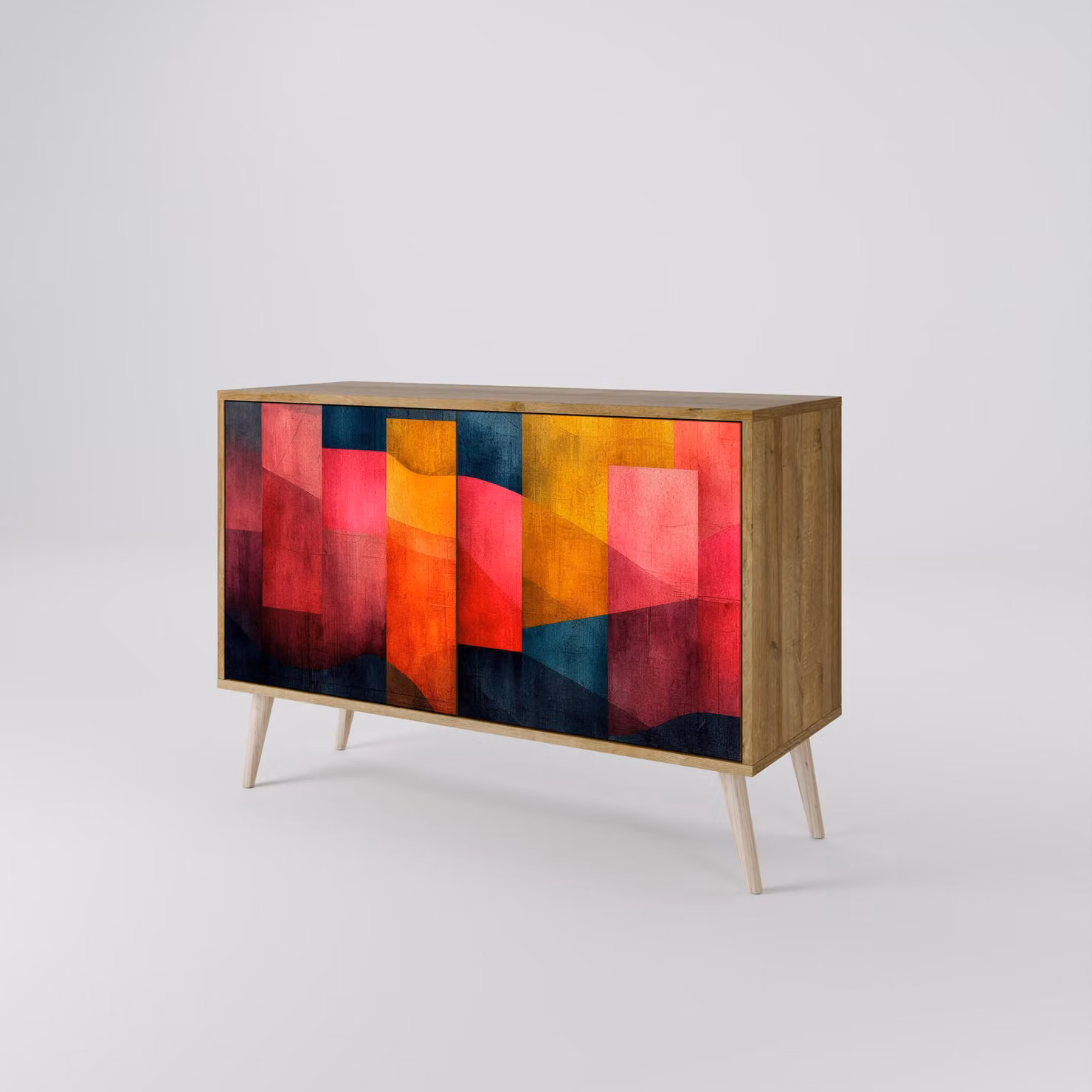 Cassettiera Spacerebels a 2 ante - credenza cassettiera - credenza alta - mobile guardaroba - soggiorno camera da letto - 57,5×111×42 (HxLxP)