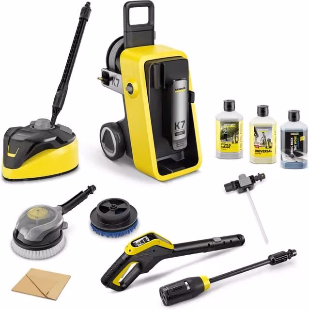 Karcher Idropulitrice K 7 Comfort Premium Connect Car&Home Gialla con App Control e Bluetooth
