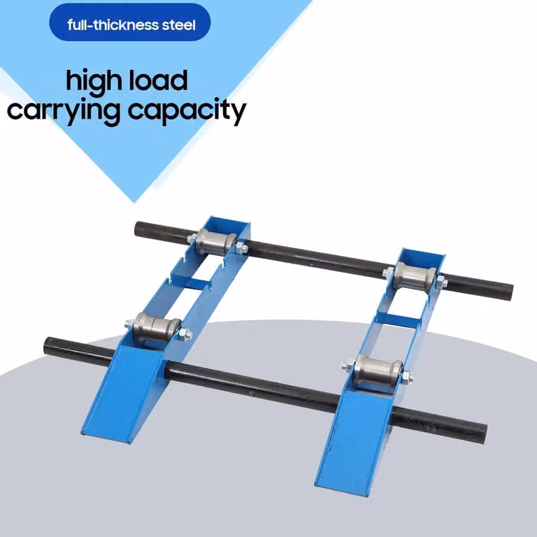 Supporto per bobina di cavi - Dispenser per cavi - Industriale - Mobile - Acciaio - Capacità di carico 1500 kg - Adatto per cavi e cavi in fibra ottica
