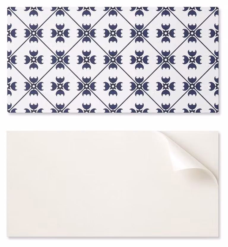 Pannello in vinile autoadesivo - Decorazione con stampa, 120 x 60 cm, elegante motivo geometrico