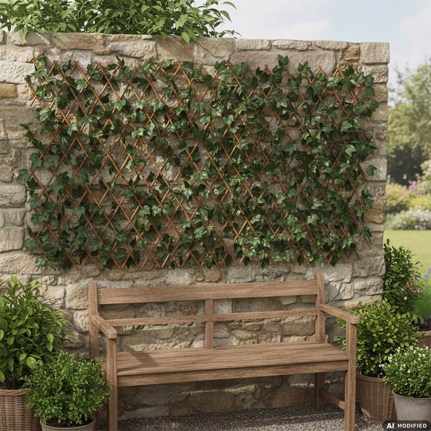 Siepe Artificiale Estensibile Vestiamo Casa Giardino Verde H: 90 cm, L: 180 cm – 2