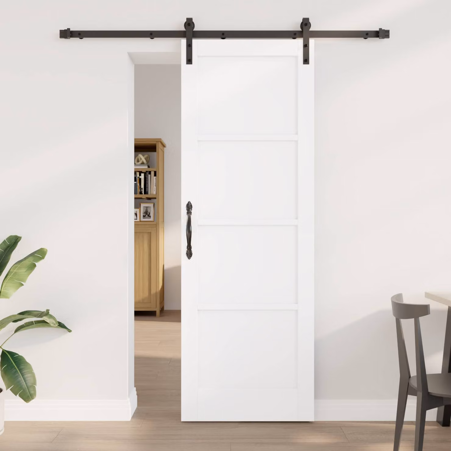 vidaXL Porta scorrevole 73,5 x 211 cm Legno Massello di Pino