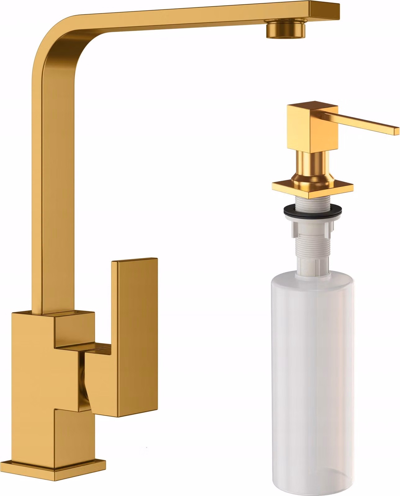 Granitan - Rubinetto da cucina - Rubinetto per lavello - Orientabile a 360° - Oro - 26 cm - Rubinetto da cucina - NOOK