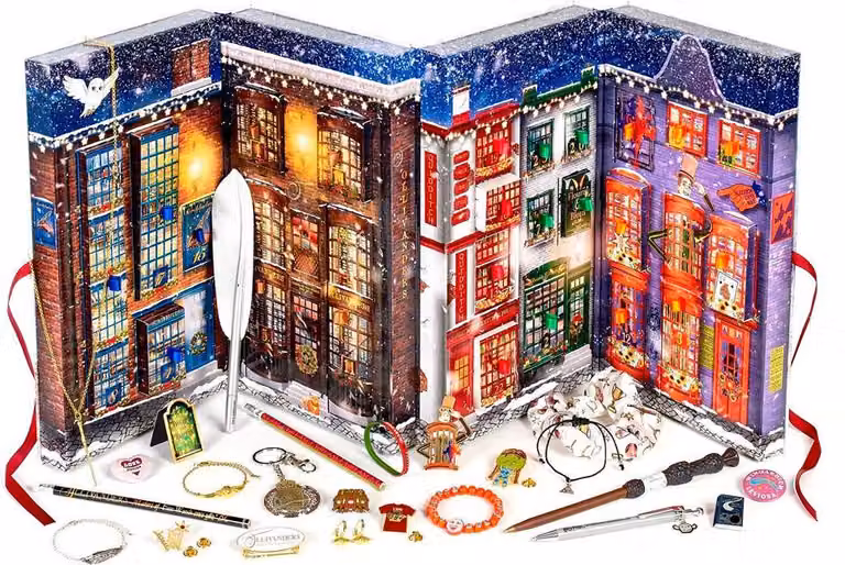 Calendario dell'Avvento di Harry Potter a Diagon Alley per il divertimento delle feste