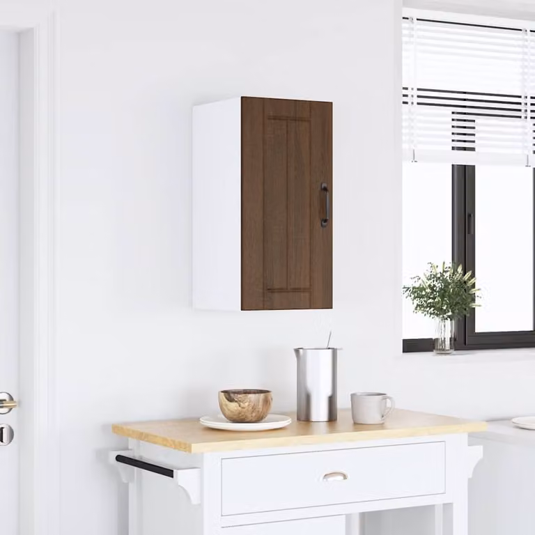 Pensile da Cucina Lucca Rovere Marrone in Legno Multistrato