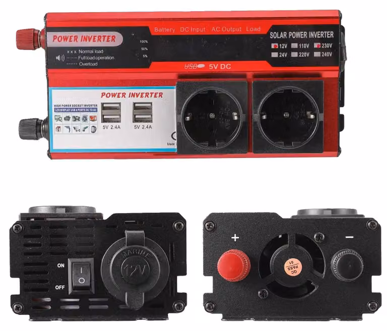 Inverter, potenza 4000 W, ricarica di più dispositivi, 4000 W