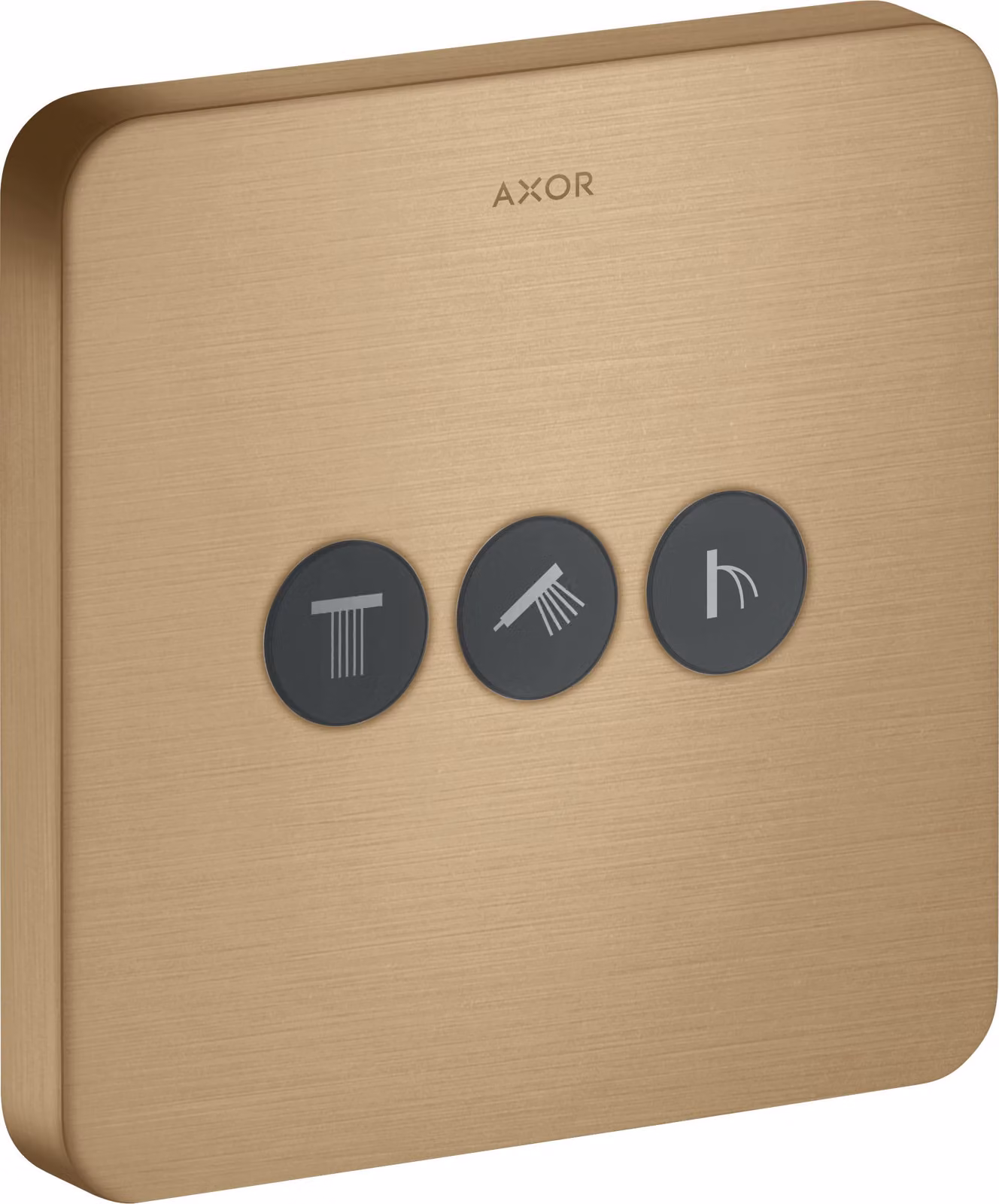 hansgrohe AXOR Starck ShowerSelect Valve à encastrer souple pour 3 consommateurs, 36773140, 36773140