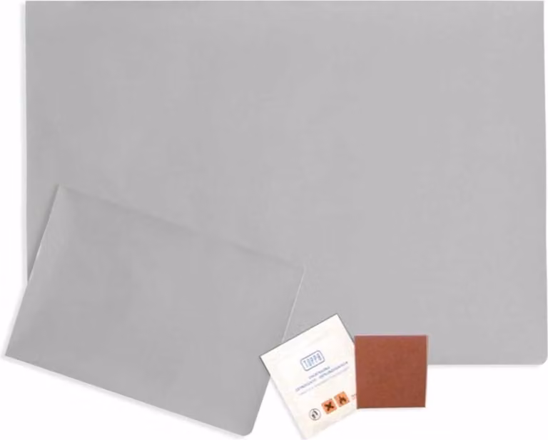 Kit di riparazione per teloni 45x32cm SILVER
